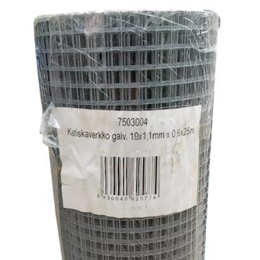 Katiskaverkko sinkitty 0,60 x 25 m - Aitaverkot - 6430040625774 - 1