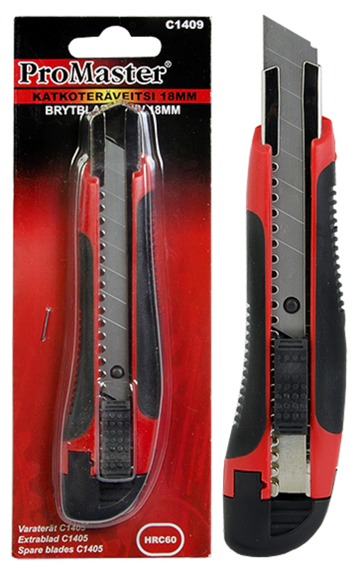 Katkoteräveitsi 18 mm - Puukot ja veitset - 6420286814094 - 1