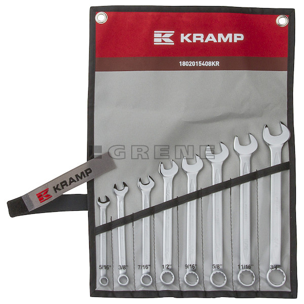 Kiintolenkkiavainsarja 8-os. tuumakoot - Kiintolenkkiavaimet - 8719607091664 - 1