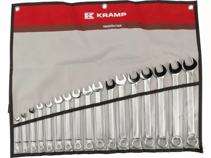 Kiintolenkkiavainsarja Kramp 17-os. - Kiintolenkkiavaimet - 8716106883264 - 1