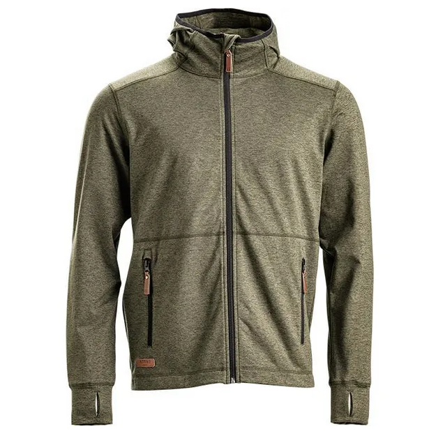 Kramp Active fleecetakki hupulla oliivi - Talvi työvaatteet - 8719493041064 - 1