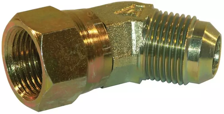 Kulmaliitin 7/8" JIC 45° uros/naaras - Hydrauliikka - 8719593051734 - 1