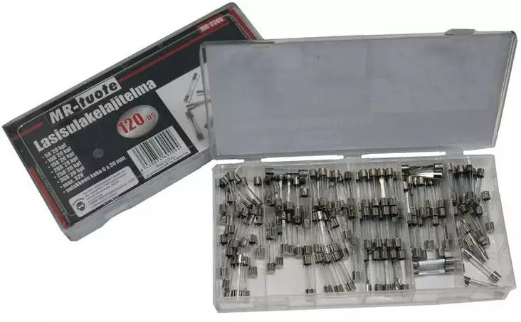 Lasisulakelajitelma 120-os. - Sulakkeet - 6430074692094 - 1