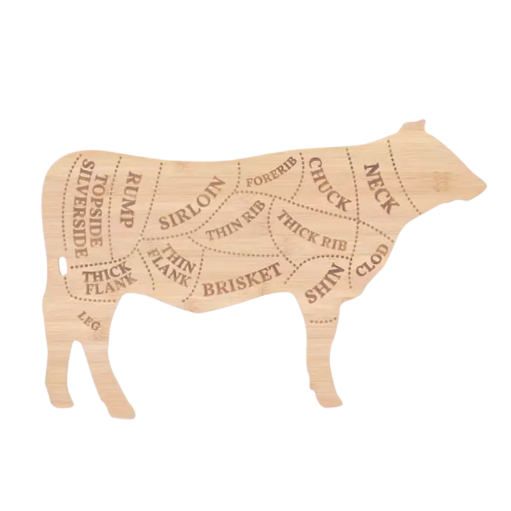 Lehmä leikkuulauta koko L - Tarjoiluastiat, kattaus - 8714982258374 - 1