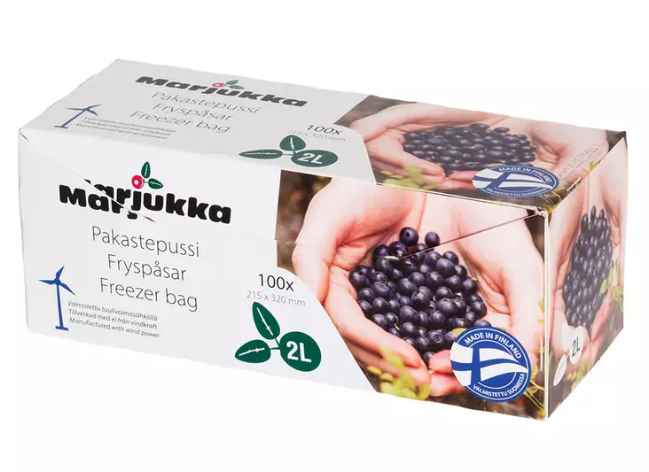 Marjukka pakastepussi 2 litraa 100 kpl - Säilöntätuotteet - 6410413200784 - 1