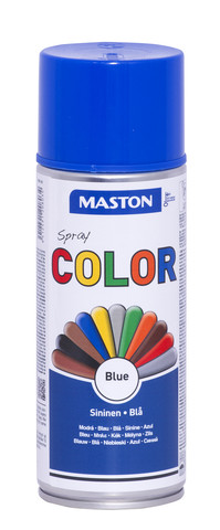 Maston Color spraymaali sininen 400 ml - Spraymaalit - 6412491208034 - 1