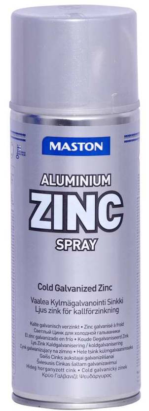 Maston Spray Vaalea sinkki 400ml - Spraymaalit - 6412494001724 - 1