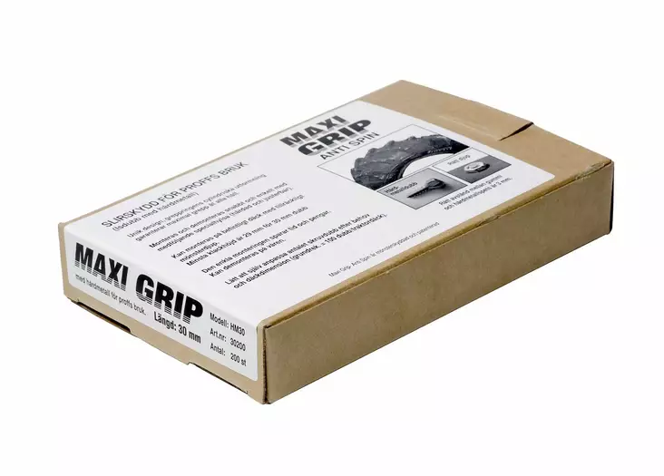 Maxi Grip kovametallinasta 30 mm 200 kpl - Muut traktoritarvikkeet - 7350047740234 - 1