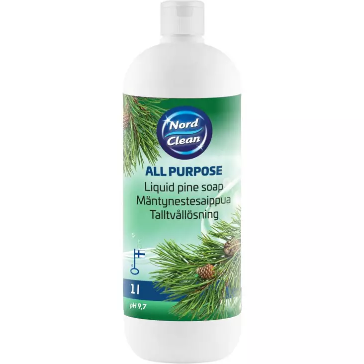 Nord Clean mäntynestesaippua 1 litra - Yleispuhdistus - 6410416288154 - 1