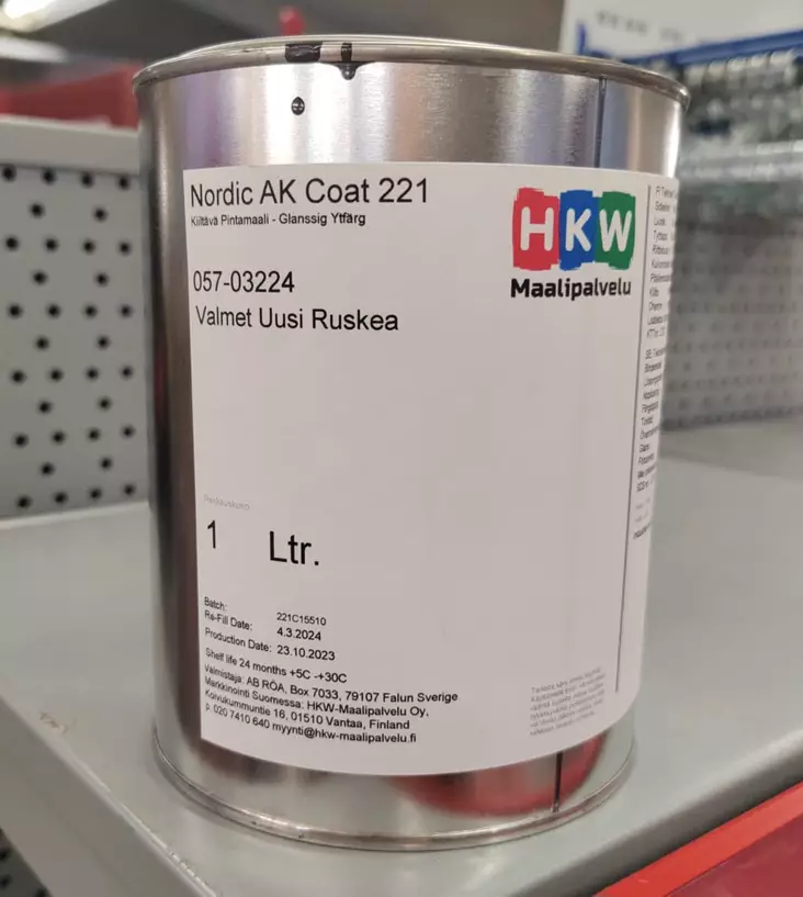 Nordic AK Coat 221 Valmet uusi ruskea - Konemaalit - svm0000008614 - 1