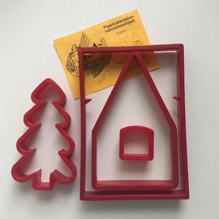 Piparkakkutalo leivontamuotit - Muut keittiötuotteet - 6416428001354 - 1