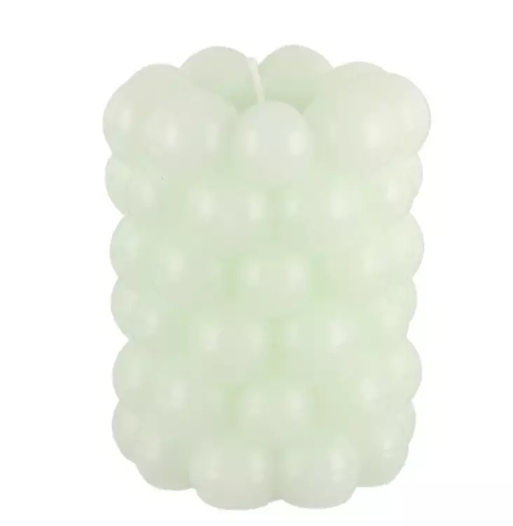 Polar kuplakynttilä pilari vaaleanvihreä 7x9cm - Kynttilät - 6410416268514 - 1