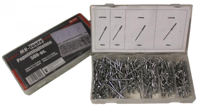 Popniittilajitelma 500-os - Niitit ja hakaset - 6430013069994 - 1