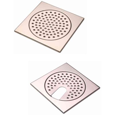 Putkiaukkokansi rst harjattu 197x197x4mm - Lattiakaivot ja tarvikkeet - 6418899312434 - 1