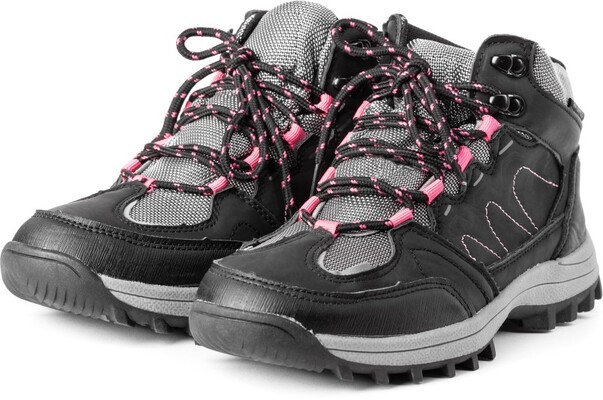Retkeilykengät naisten musta/pinkki - Retkeilyasusteet - svm0000008594 - 1