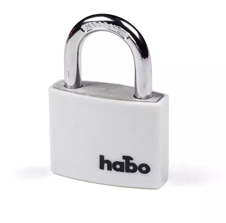 Riippulukko Habo 703-40 valkoinen - Riippulukot, salvat, haat - 7317900173554 - 1