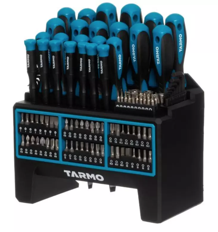 Ruuvaussarja 114-osaa - Ruuvimeisselit ja -sarjat - 6410416287034 - 1