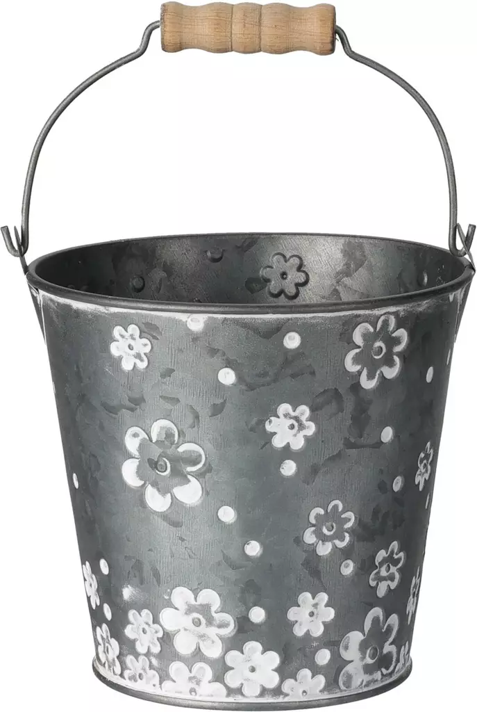 Sinkkisanko kukallinen 13x12 cm - Ämpärit, vadit - 8720573496704 - 1