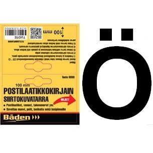 Tarrakirjain Ö 100 mm - Postilaatikot ja numerot - 6438152088654 - 1