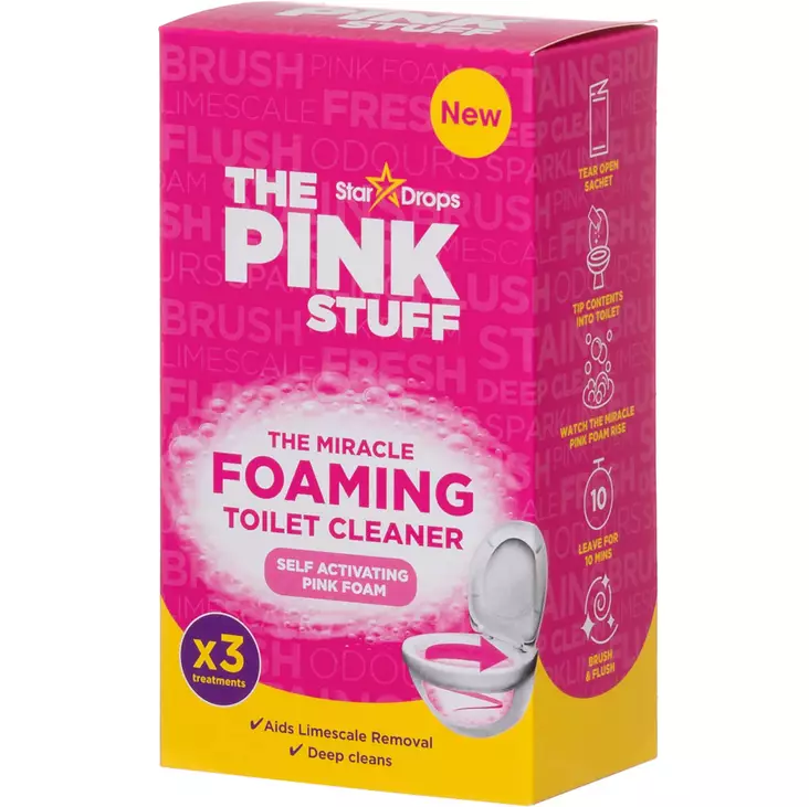 The Pink Stuff Miracle wc vaahtopuhdistusjauhe 300 g - Yleispuhdistus - 5060033821664 - 1