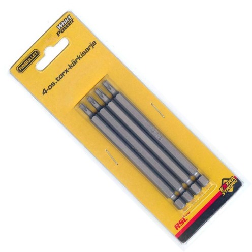 Torx-kärkisarja 100 mm 4 kpl - Ruuvauskärjet ja -sarjat - 6438152011874 - 1
