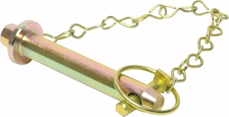 Työntövarren tappi 19 x 100 mm ketjulla ja sokalla - Veto- ja työntövarret - 5700030253784 - 1