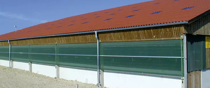 Verhoseinä / tuuliseinä 1,5x 25 m - Tarvikkeet navettaan - 5700030198894 - 1