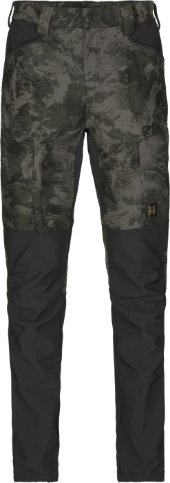 Härkila NOCTYX Camo Silent Trousers AXIS MSP®Black - Retkeilyasusteet - 5714733667144 - 1
