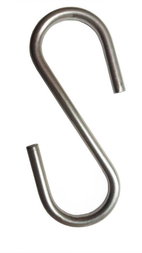 S-koukku metallnen 4 kpl/pkt - Seinäkoukut, naulakot - 6410412127754 - 1