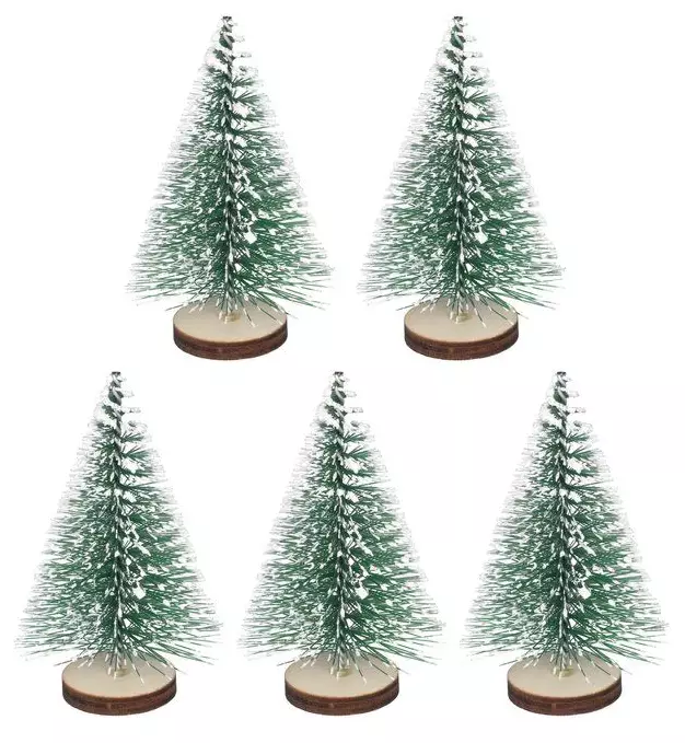 Kapel Hobby minikuusi 7 cm 5 kpl - Joulukoristeet - 6410416492964 - 1