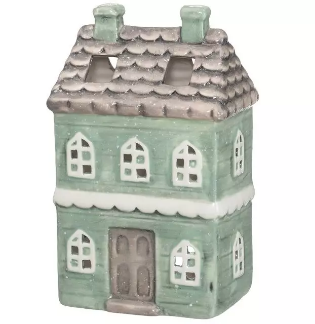 Talolyhty Notting Hill vihreä 16,5 cm - Lyhdyt - 6410416586304 - 1