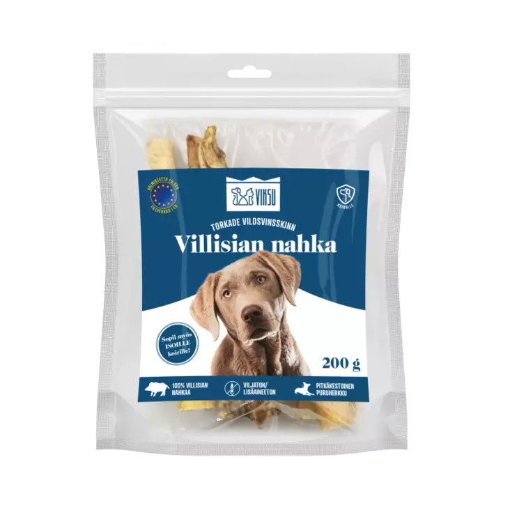 Viksu koiralle villisiannahka 200g - Koiranruoka - 6417783186274 - 1