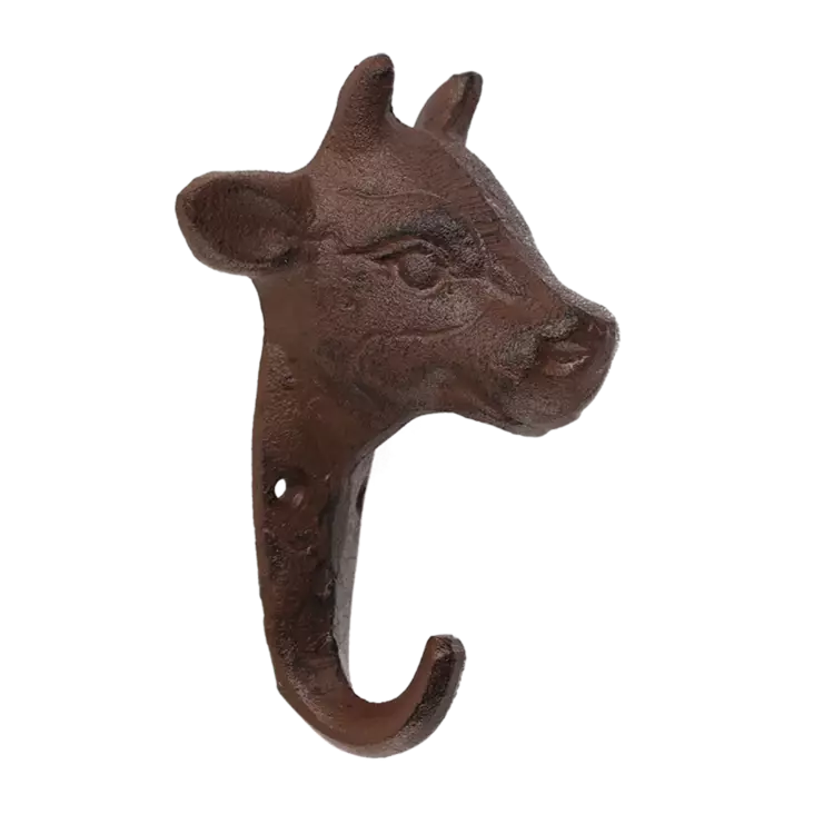 Seinäkoukku Lehmä valurautaa - Seinäkoukut, naulakot - 8714982268434 - 1