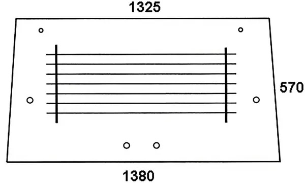Takalasi, ylempi (Zetor 70117969) - Ohjaamon lasit - 8719493007114 - 1