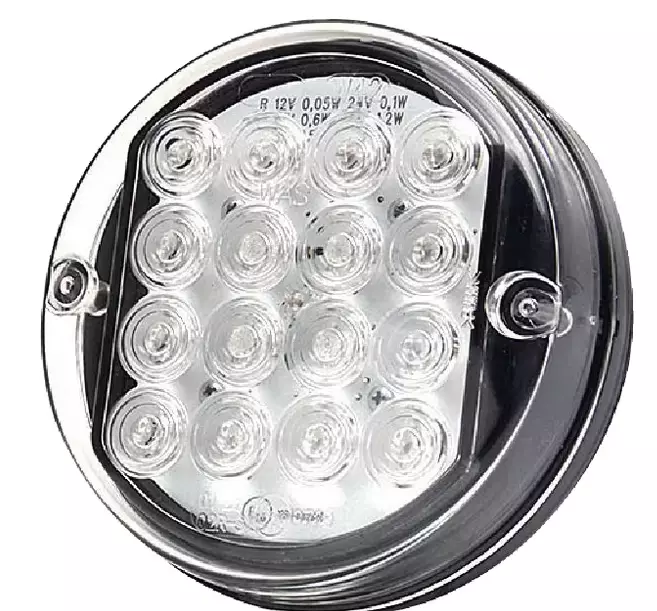 LED-takavalo pyöreä 12-24V - Huomiovalot ja majakat - 8719607101844 - 1