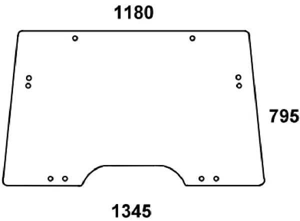 Tuulilasi (JD L171338) - Ohjaamon lasit - 8719774671744 - 1