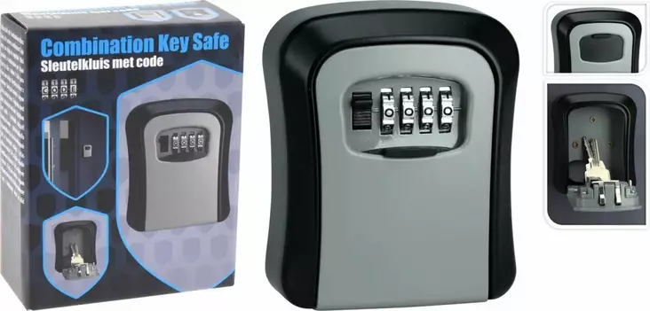 Avainpiilo koodilukolla - Riippulukot, salvat, haat - 8720573956574 - 1