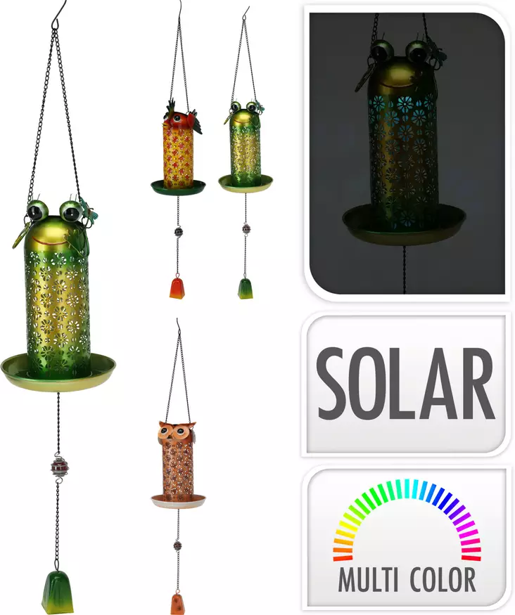 Solar ruokinta-automaatti linnuille - Puutarhapatsaat, koristeet - 8720573986434 - 1