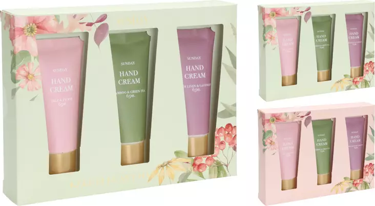 Sunday käsivoide 3 kpl/pkt - Kosmetiikka - 8721037490214 - 1