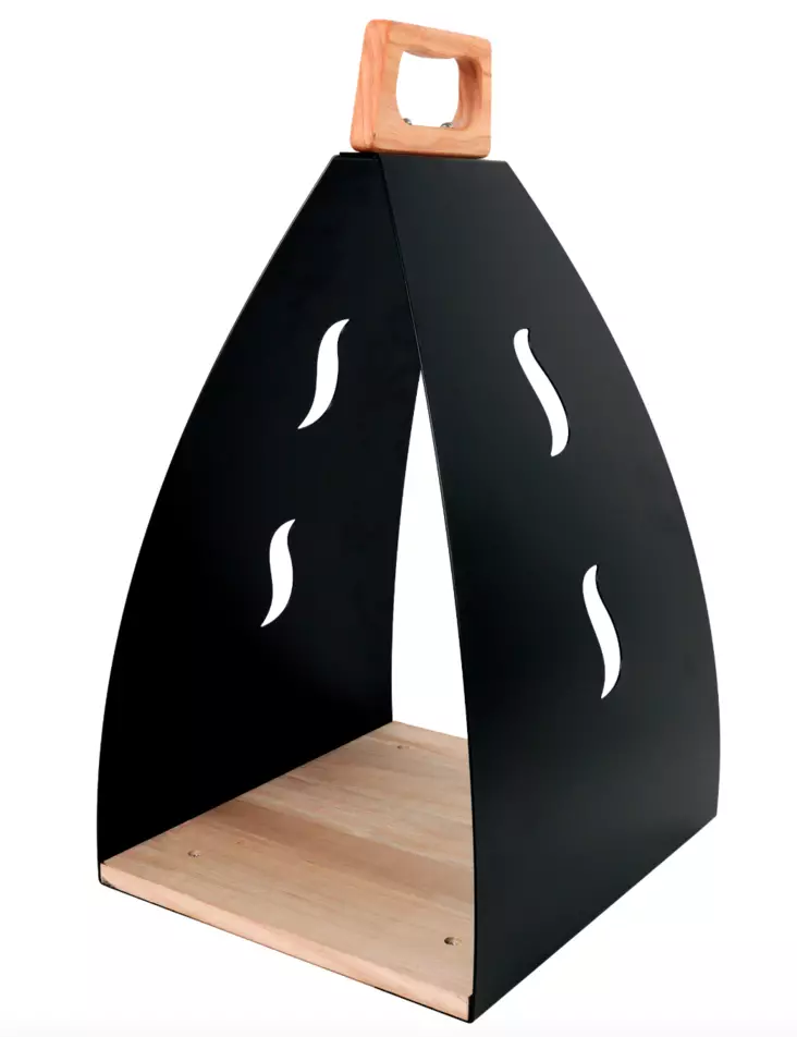 Arctic Design Puunkantoteline metallia - Tulisijatarvikkeet - 6418536030394 - 1