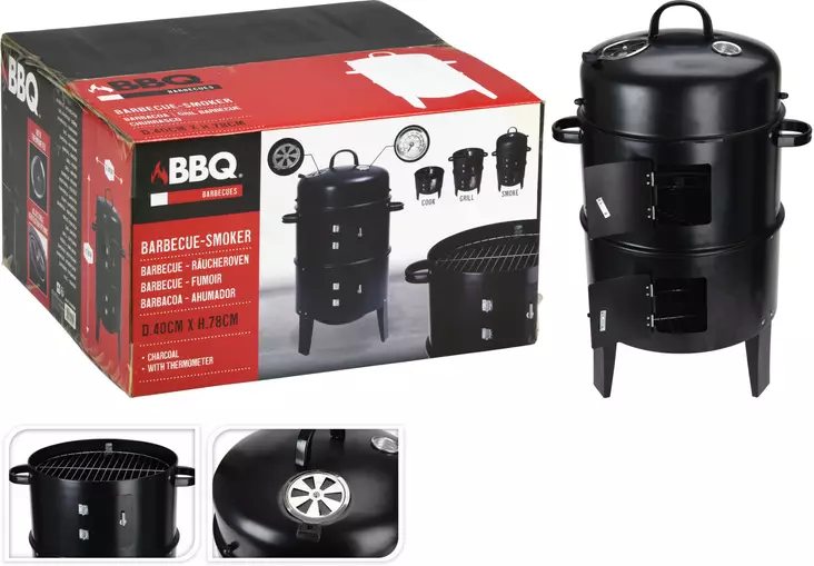 BBQ hiiligrilli / savustin - Grillit - 8720573540414 - 1