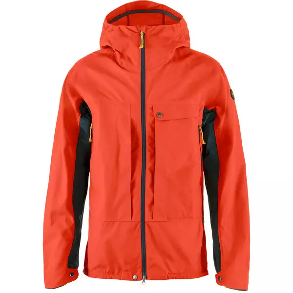 Fjällräven Bergtagen G-1000 Jacket W Flame Orange-Mountain Blue - Retkeilyasusteet - 7323451058714 - 1