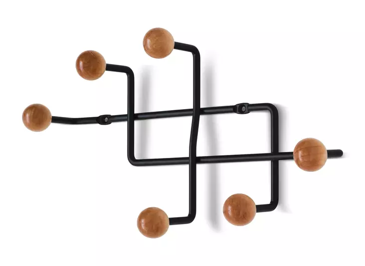 Habo vaatenaulakko Billy musta - Seinäkoukut, naulakot - 7317900302244 - 1