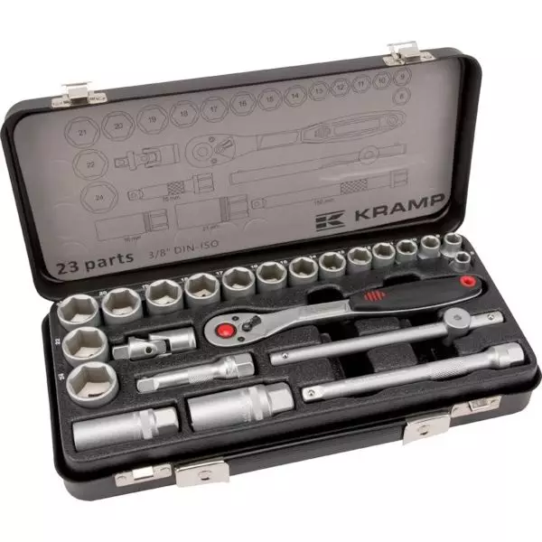 Hylsyavainsarja 1/2" 29-os. 10-32 mm - Hylsyt ja -sarjat - 8716106909704 - 1