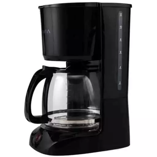 Kahvinkeitin musta Livia - Kodinkoneet - 6438151017464 - 1
