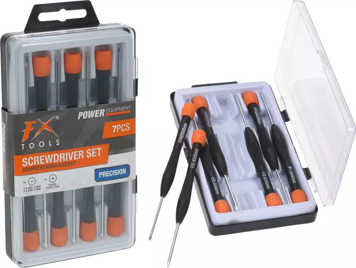 Kellosepän meisselisarja 7-os. - Ruuvimeisselit ja -sarjat - 8719202956504 - 1