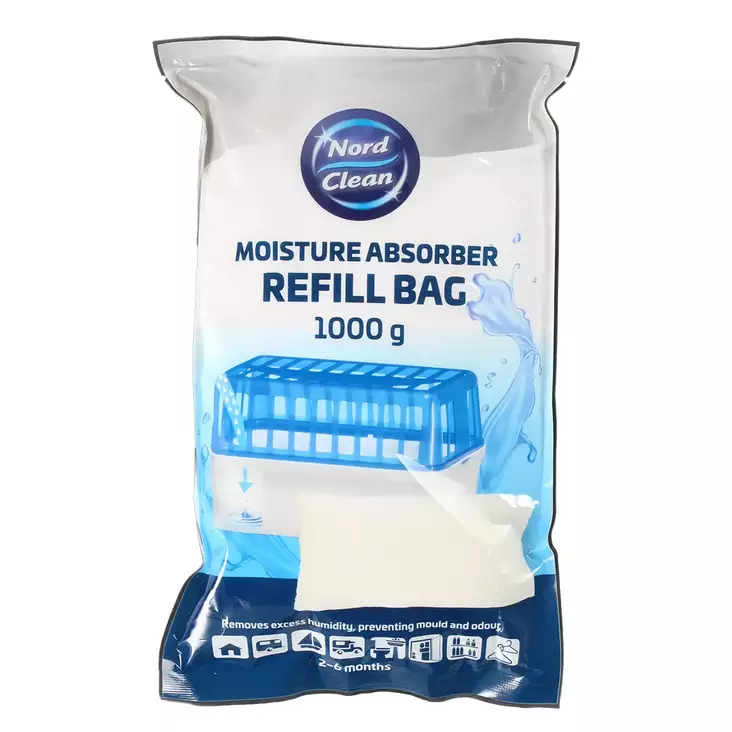 Kosteudenpoistajan täyttöpussi 1000g - Caravan-tuotteet - 6410416428444 - 1