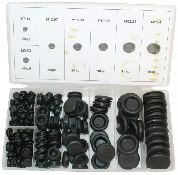 Kumitulppalajitelma 170-os. - Kiinnikkeet - 6430074696344 - 1