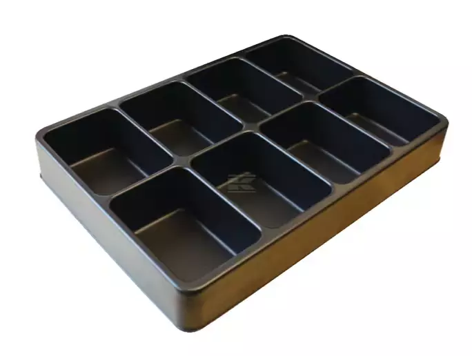 Lajitelmalokerikko, 8-osainen, musta - Tarvikelokerot - 5700033484994 - 1