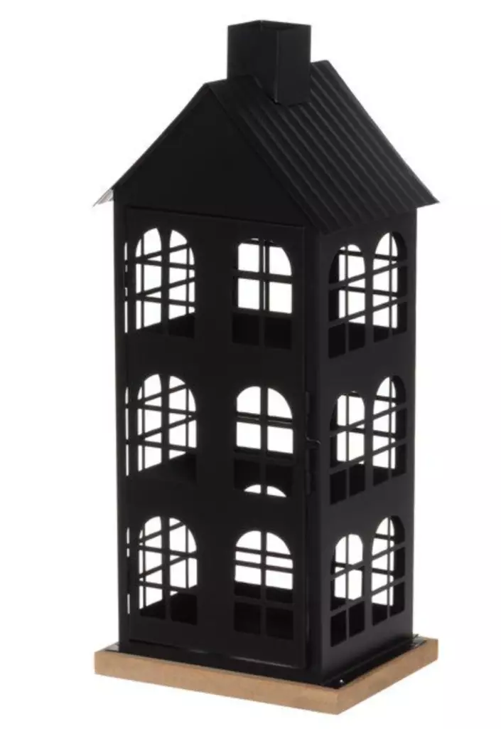 Lyhty Talo musta 42 cm - Lyhdyt - 6410416279824 - 1